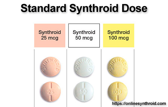standard Synthroid dose